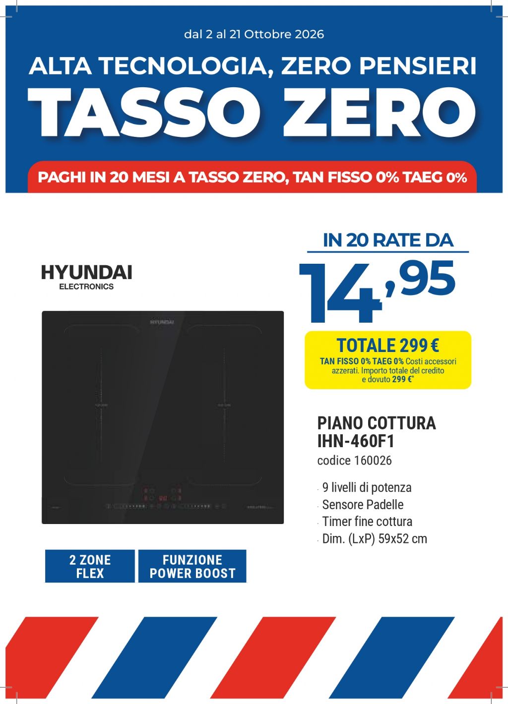 PIANO INDUZIONE HYUNDAI IHN-460F1